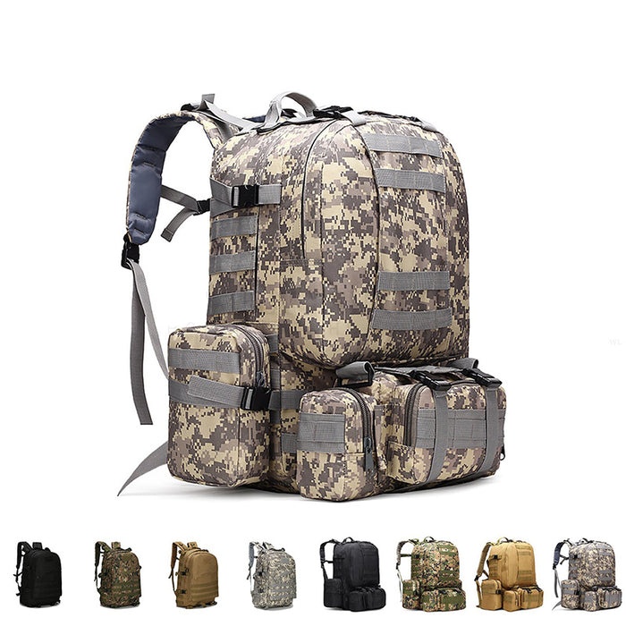 Crocox MOLLE Tactical Backpack Bag Military Pouches Rucksack Canvas Army Hiking