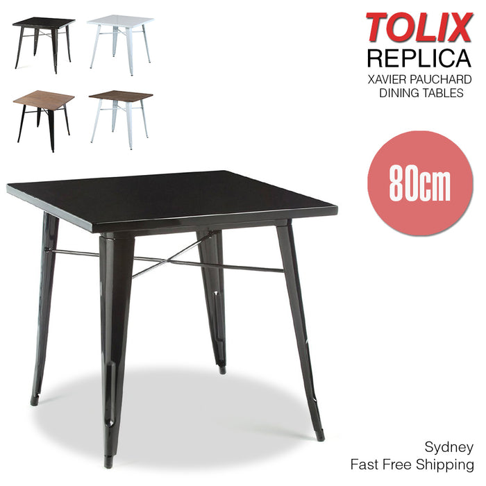 Tolix Dining Table Bar Replica Xavier Pauchard Restaurant Cafe Metal Steel Legs