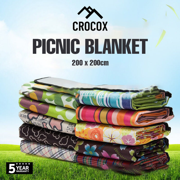 Picnic Blanket Extra Large Soft Rug Waterproof Mat Outdoor Camping Oxford Cloth