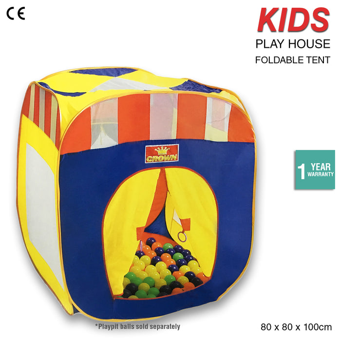 Kids Pop Up Tent Play Tent Ball Pit Baby Children Folding House Pretend Toy Pool