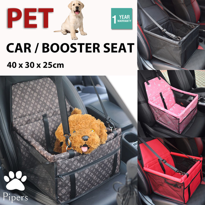 Pet Car Booster Seat Dog Foldable Safe Basket Protector Travel Carrier Puppy AU