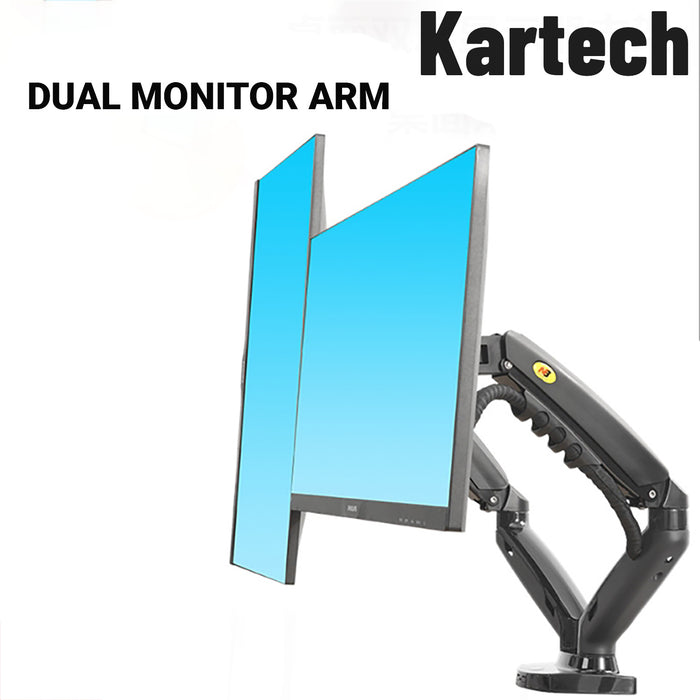 Kartech Computer Monitor Arm LCD Holder Screen Bracket Display Single Stand VESA