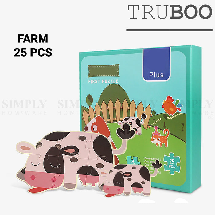 Truboo Kids Puzzle Children Educational Toy Set Age 2 3 4 5 Learning Animals