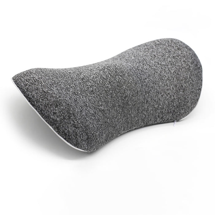Lecluse Memory Foam Lumbar Back Pillow Waist Support Cushion Car Seat Cationic