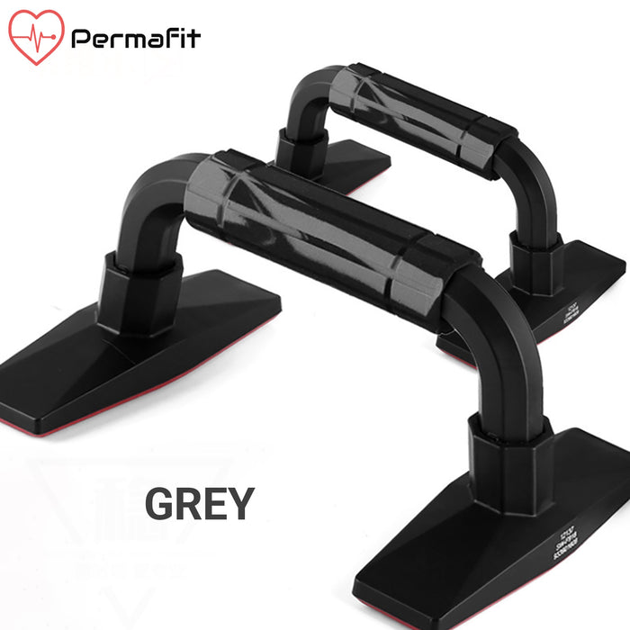 Permafit Push Up Bars Strength Training Stand Support Handle Exercise Non Slip
