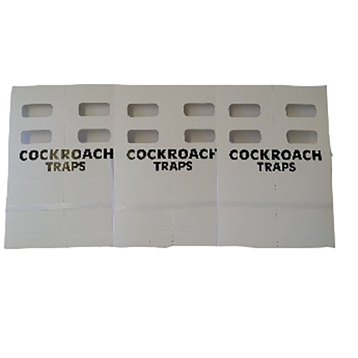 12pk 72x Cockroach Trap Bait Sticky Traps Glue Insect Bug Pest Control Bulk