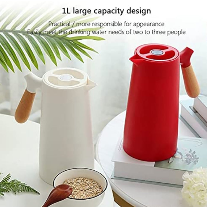 Lecluse 1L Nordic Thermal Insulated Water Bottle Household Thermal Insulation Po