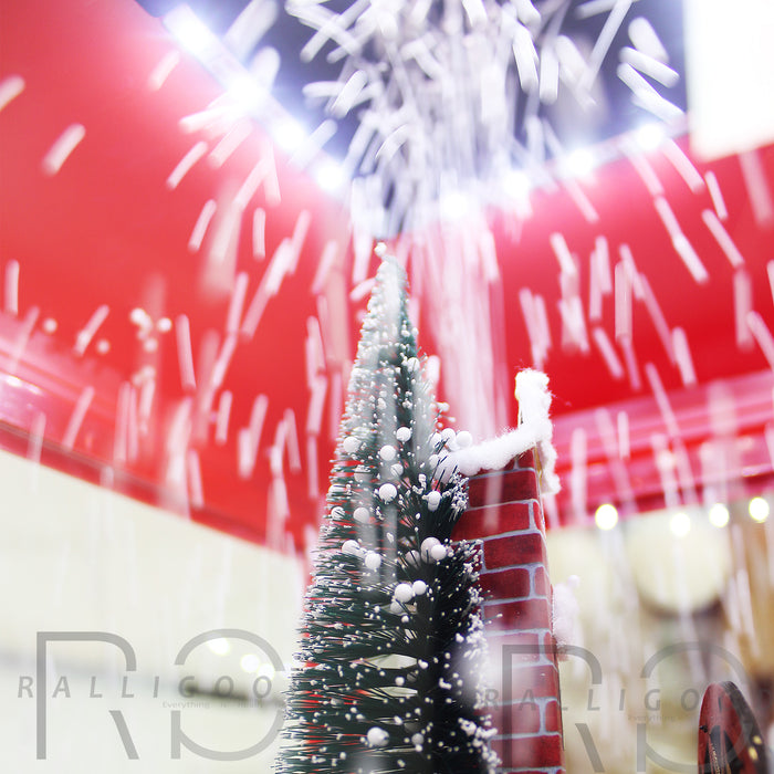 184cm Lamp Christmas Decoration Large Street Light Red White Snow Musical LED